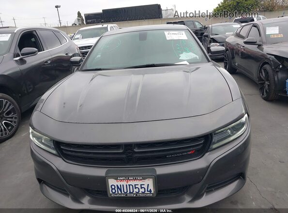 2C3CDXBG7KH753872 2019 DODGE CHARGER Gray Widok wnętrza z tyłu