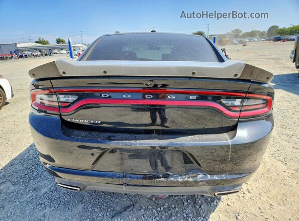 2C3CDXBG7LH124016 2020 DODGE CHARGER Black Вид ззаду