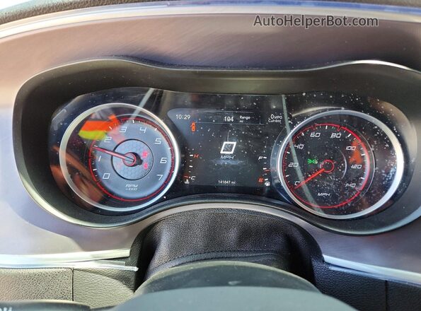 2C3CDXBG7LH124016 2020 DODGE CHARGER Black Вид щитка приладів