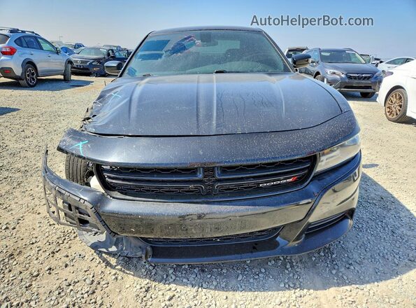 2C3CDXBG7LH124016 2020 DODGE CHARGER Black Вид спереду