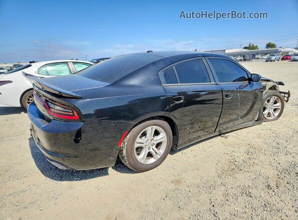 2C3CDXBG7LH124016 2020 DODGE CHARGER Black Задня права чверть