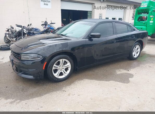 2C3CDXBG7LH165763 2020 DODGE CHARGER Черный Передняя левая четверть