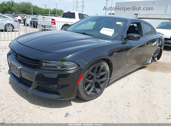 2C3CDXBG7LH195491 2020 DODGE CHARGER Black Przód lewy