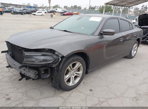 2C3CDXBG7LH229333 2020 DODGE CHARGER Gray Передня ліва чверть