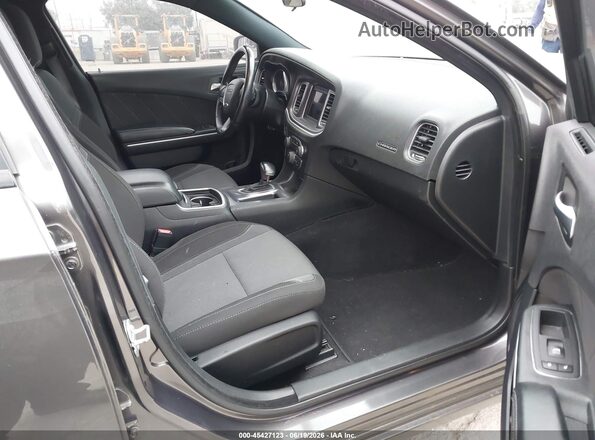 2C3CDXBG7LH229333 2020 DODGE CHARGER Gray Вид салону спереду