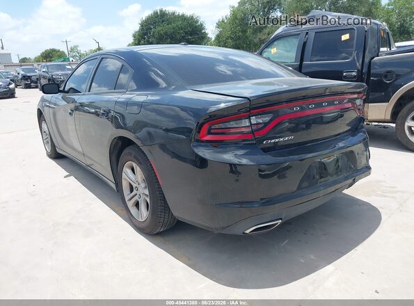 2C3CDXBG7LH244060 2020 DODGE CHARGER Black Задня ліва чверть