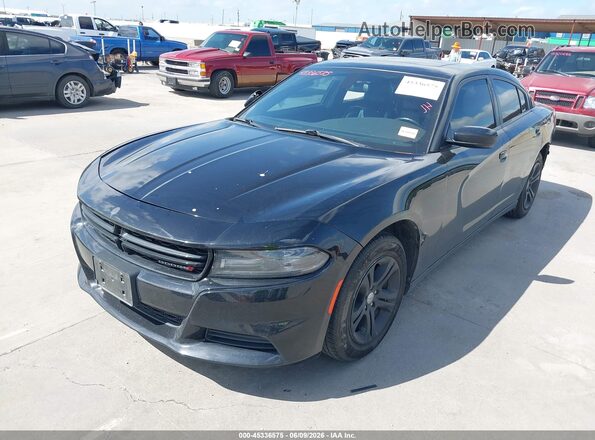 2C3CDXBG7MH535062 2021 DODGE CHARGER Black Przód lewy