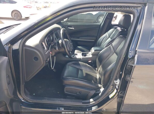 2C3CDXBG7MH535062 2021 DODGE CHARGER Black Widok wnętrza z przodu