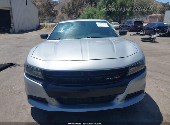 2C3CDXBG7MH576856 2021 DODGE CHARGER Silver Rear interior view