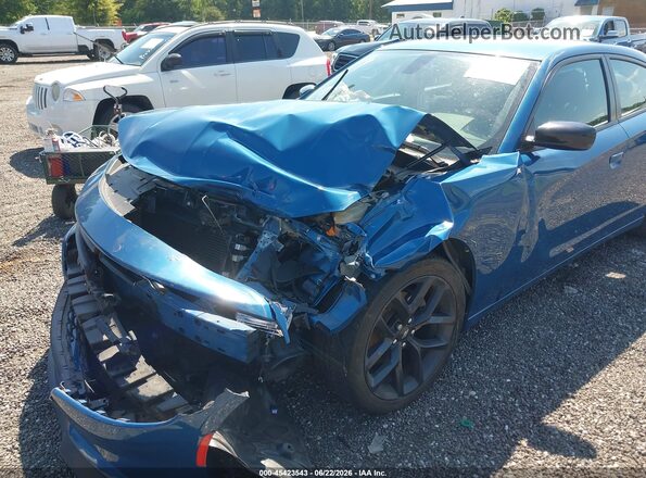 2C3CDXBG7MH604039 2021 DODGE CHARGER Blue Vista frontal