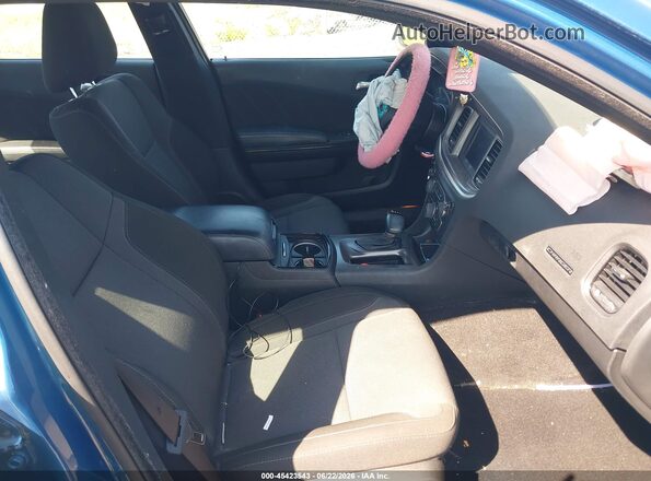 2C3CDXBG7MH604039 2021 DODGE CHARGER Blue Vista interior delantera