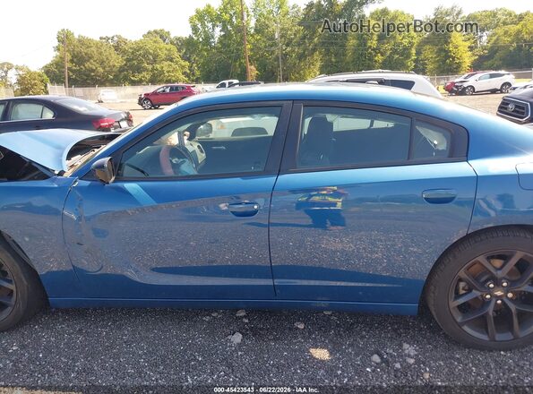 2C3CDXBG7MH604039 2021 DODGE CHARGER Blue Vista interior trasera