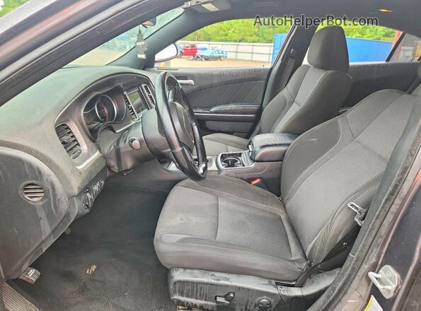 2C3CDXBG7NH141224 2022 DODGE CHARGER Gray Widok wnętrza z przodu