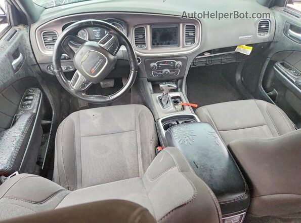 2C3CDXBG7NH141224 2022 DODGE CHARGER Gray Widok deski rozdzielczej