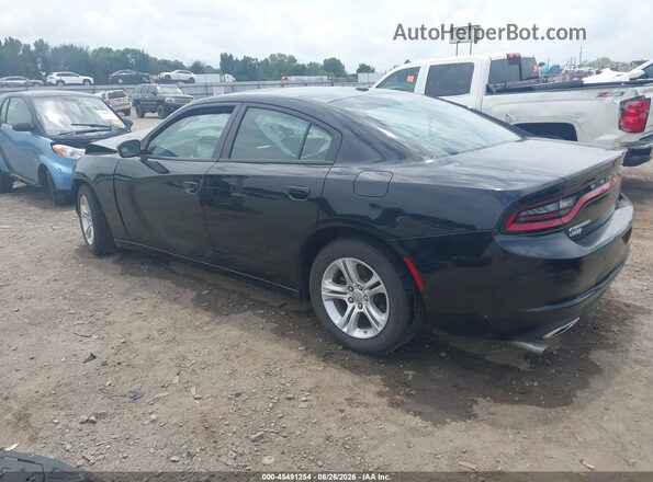 2C3CDXBG7NH208128 2022 DODGE CHARGER Black Հետևի ձախ