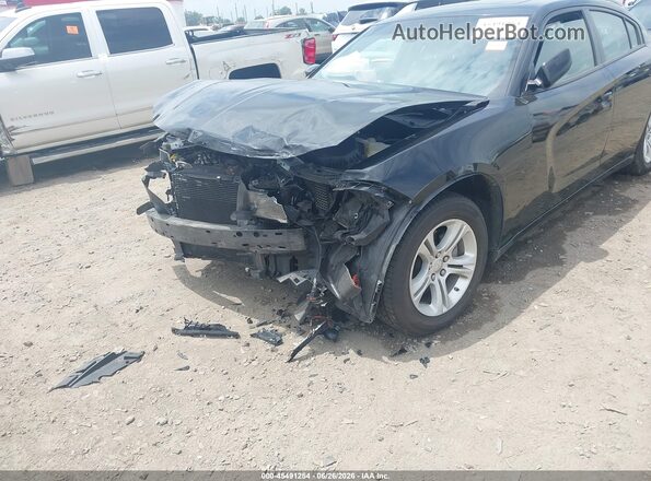 2C3CDXBG7NH208128 2022 DODGE CHARGER Black Դիմացի տեսք