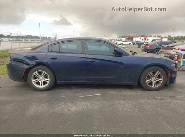 2C3CDXBG8GH140344 2016 DODGE CHARGER Синий Вид спереди