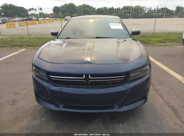 2C3CDXBG8GH140344 2016 DODGE CHARGER Синий Вид щитка приборов