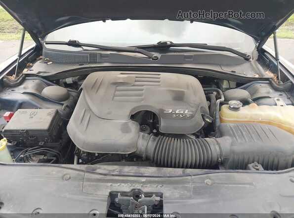 2C3CDXBG8GH140344 2016 DODGE CHARGER Синий Вид сзади
