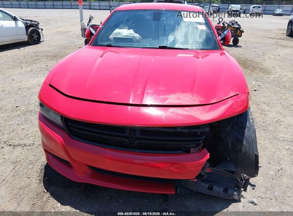 2C3CDXBG8JH180348 2018 DODGE CHARGER Красный Вид спереди