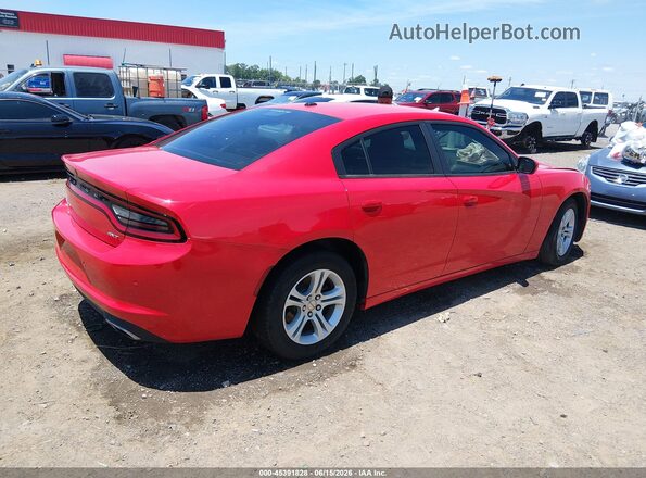 2C3CDXBG8JH180348 2018 DODGE CHARGER Красный Задняя правая четверть