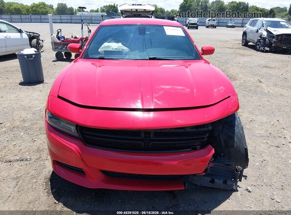 2C3CDXBG8JH180348 2018 DODGE CHARGER Красный Вид щитка приборов
