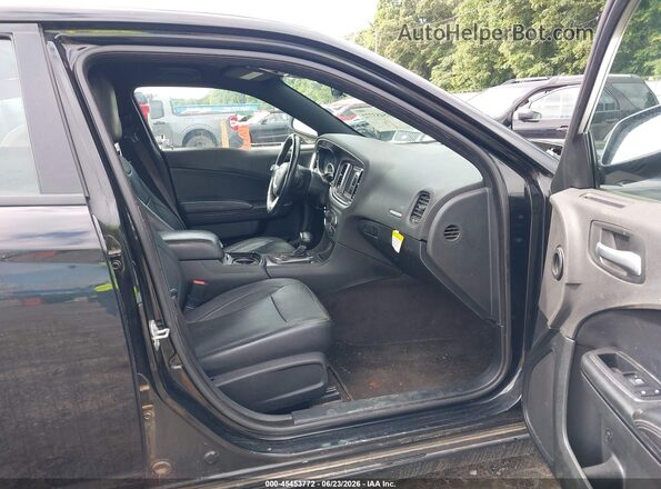 2C3CDXBG8JH247501 2018 DODGE CHARGER Black Front interior view