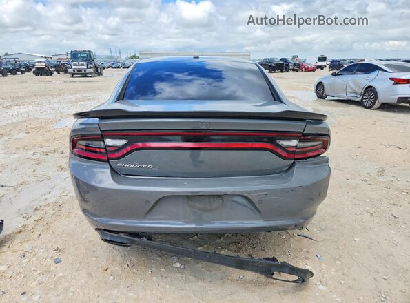2C3CDXBG8JH331589 2018 DODGE CHARGER Gray Widok z tyłu