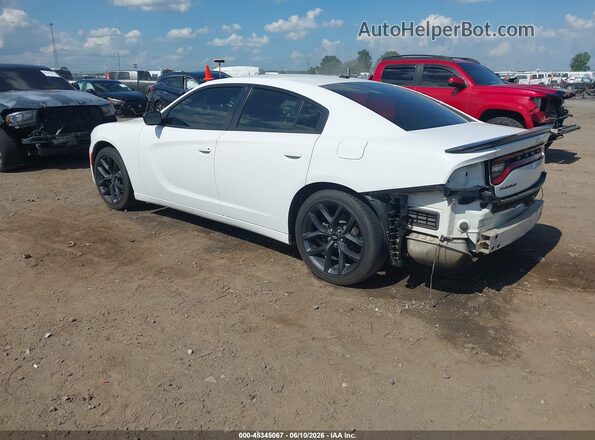2C3CDXBG8KH553826 2019 DODGE CHARGER White Trasero izquierdo