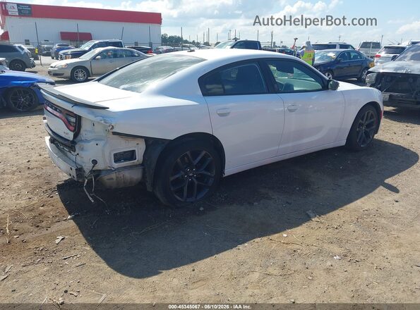 2C3CDXBG8KH553826 2019 DODGE CHARGER White Trasero derecho