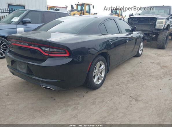 2C3CDXBG8KH673206 2019 DODGE CHARGER Black Задня права чверть