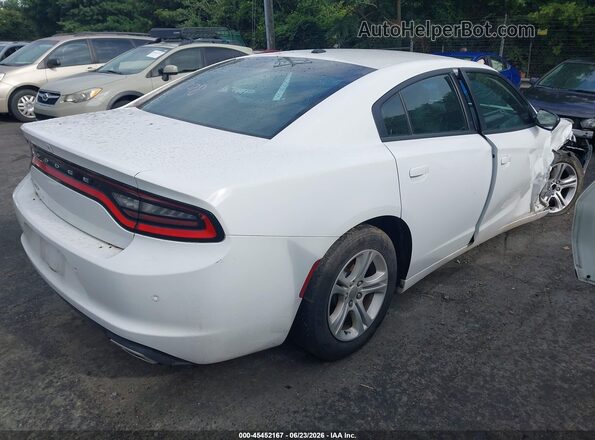 2C3CDXBG8LH116328 2020 DODGE CHARGER White Задня права чверть