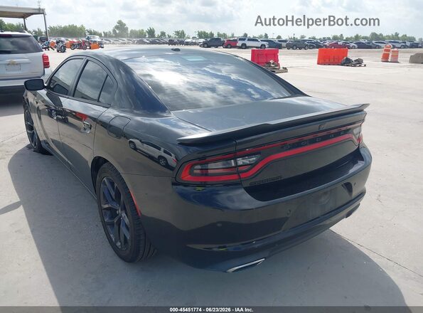 2C3CDXBG8LH151323 2020 DODGE CHARGER Black Trasero izquierdo