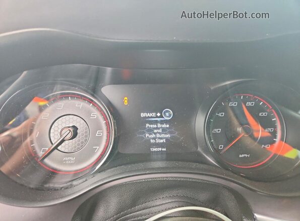 2C3CDXBG8LH184094 2020 DODGE CHARGER Black Instrument cluster view