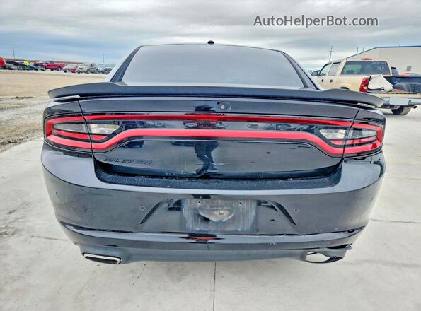 2C3CDXBG8LH184094 2020 DODGE CHARGER Black Rear view