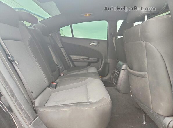 2C3CDXBG8LH184094 2020 DODGE CHARGER Black Rear seats view