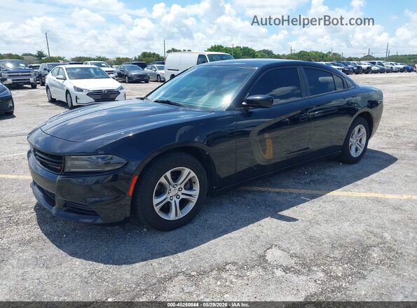 2C3CDXBG8LH190025 2020 DODGE CHARGER Black Vista tres cuartos delantera izquierda