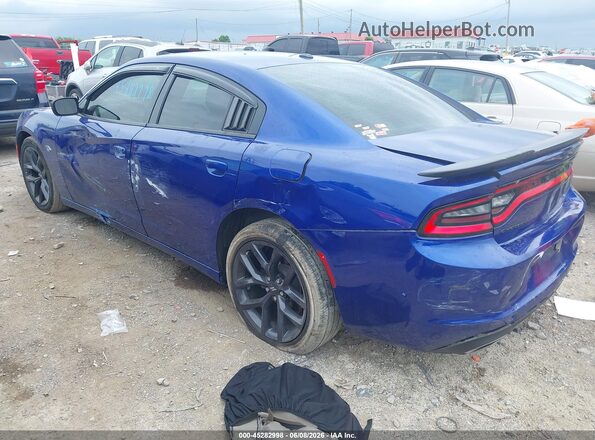 2C3CDXBG8LH208846 2020 DODGE CHARGER Blue Задня ліва чверть