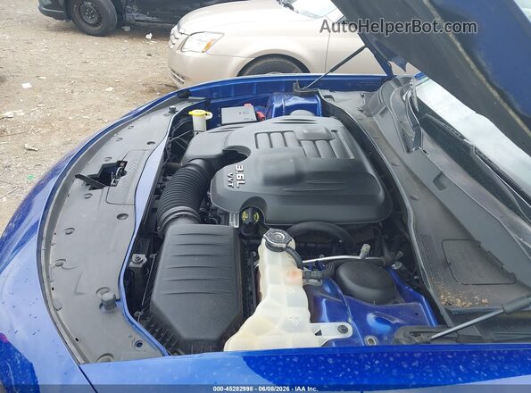 2C3CDXBG8LH208846 2020 DODGE CHARGER Blue Вид ззаду