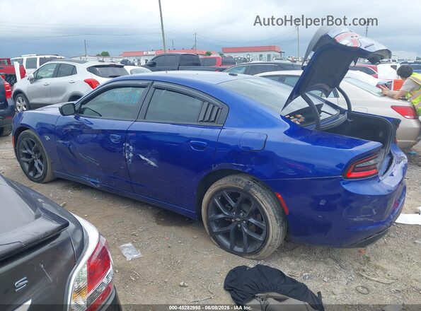 2C3CDXBG8LH208846 2020 DODGE CHARGER Blue Панорамний вид салону 360°