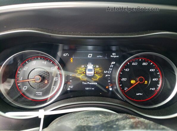 2C3CDXBG8LH247730 2020 DODGE CHARGER Black Вид щитка приладів