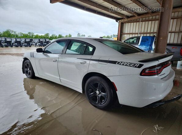 2C3CDXBG8MH624476 2021 DODGE CHARGER White Trasero izquierdo