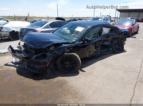 2C3CDXBG8MH632660 2021 DODGE CHARGER Black Вид спереду
