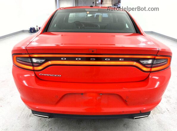 2C3CDXBG8NH219459 2022 DODGE CHARGER Красный Вид сзади