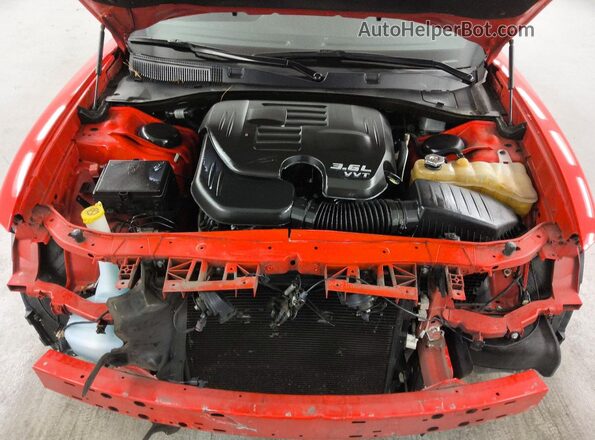 2C3CDXBG8NH219459 2022 DODGE CHARGER Красный Вид задней части салона