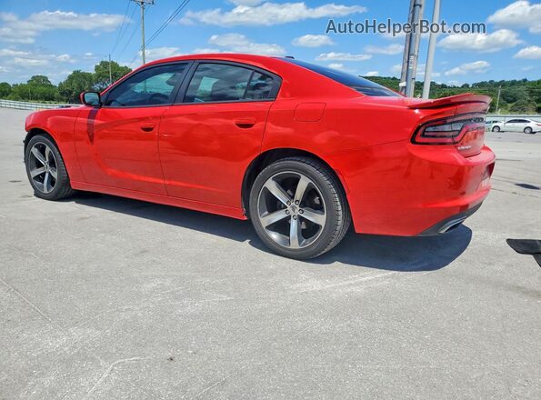 2C3CDXBG9HH642135 2017 DODGE CHARGER Red Trasero izquierdo