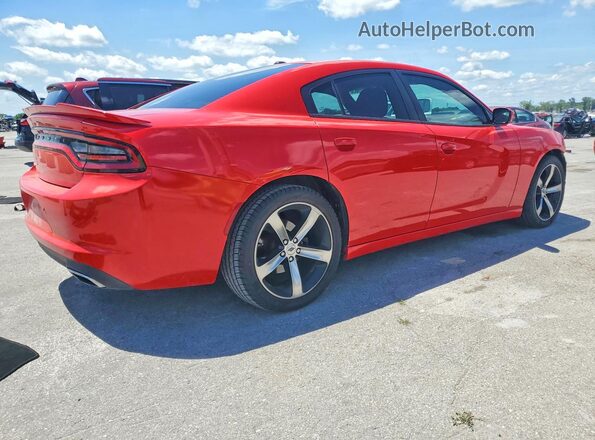 2C3CDXBG9HH642135 2017 DODGE CHARGER Red Trasero derecho