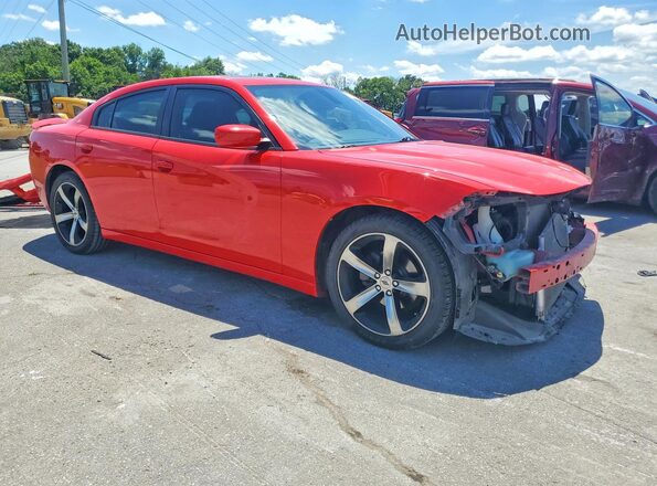 2C3CDXBG9HH642135 2017 DODGE CHARGER Red Delantero derecho