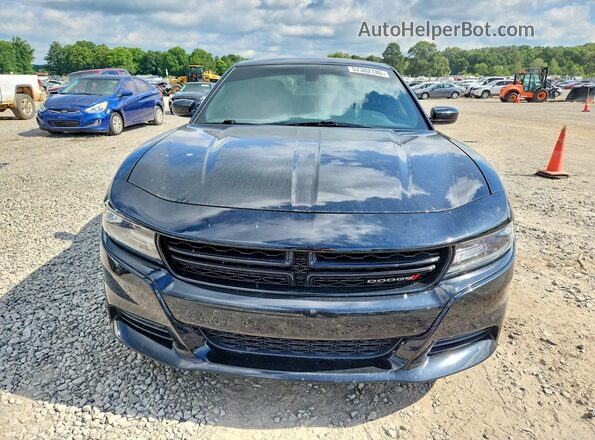 2C3CDXBG9JH126489 2018 DODGE CHARGER Black Widok z przodu