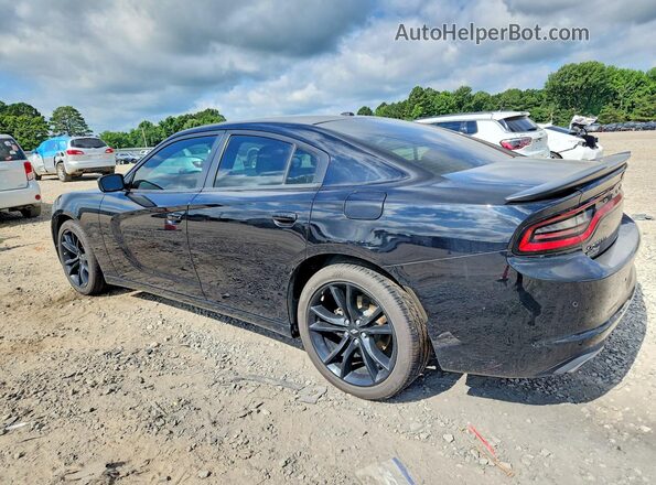 2C3CDXBG9JH126489 2018 DODGE CHARGER Black Tył lewy